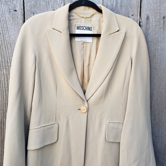 Vintage Moschino Couture One Button Blazer - M - Picture 3 of 16